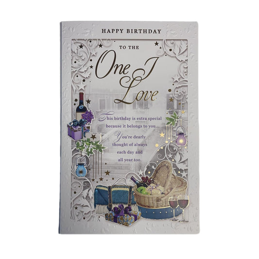 Happy Birthday To The One I Love Opacity Card