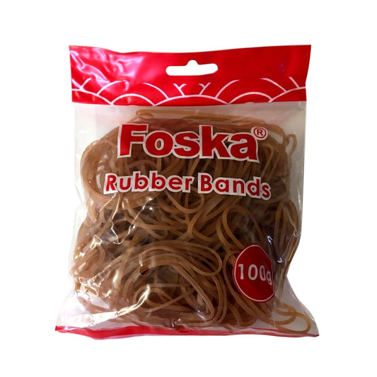 200g Natural Colour Rubber Bands in Resealable Bag
