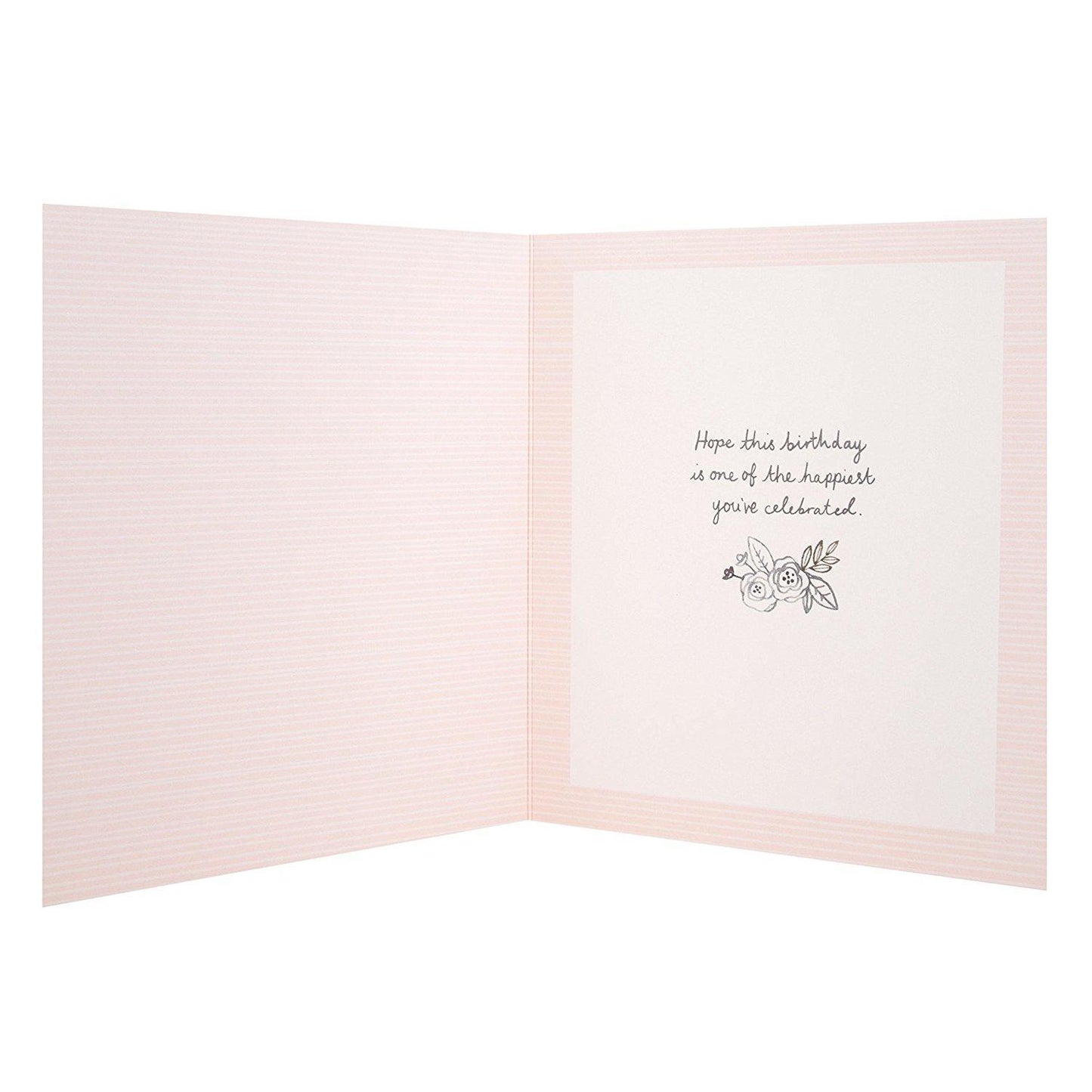 Daughter Hallmark Cocktail Luxury Birthday Card 'Fabulous' Medium