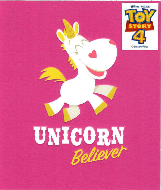 Toy Story 4 Unicorn Believer Birthday Card 