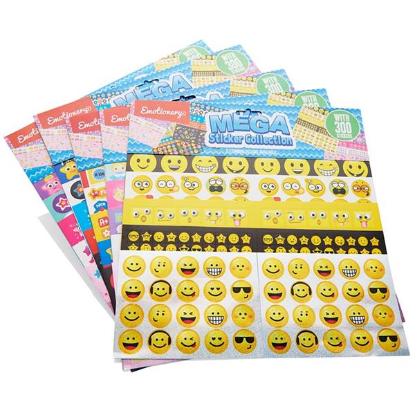 Pack of 300 Mega Sticker Collection by Emotionery
