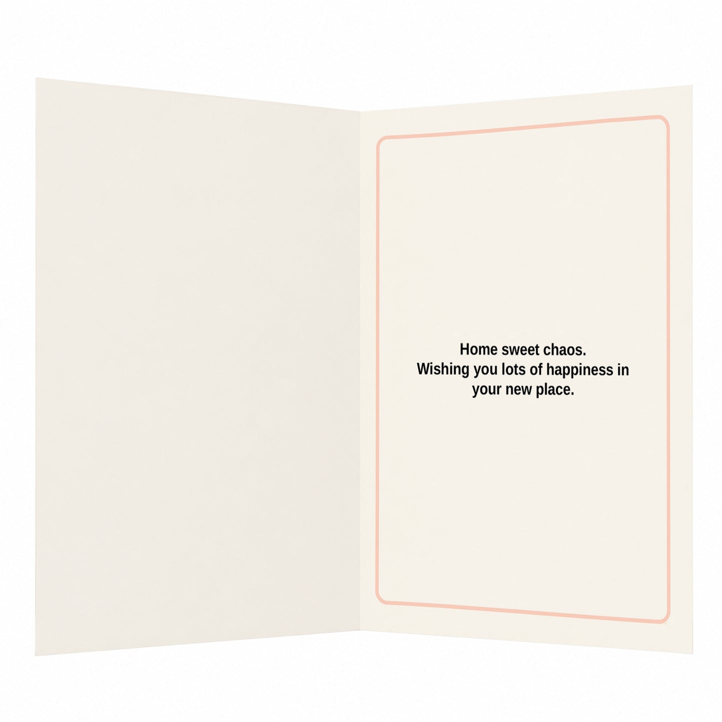 New Home. Same Chaos New Home Card