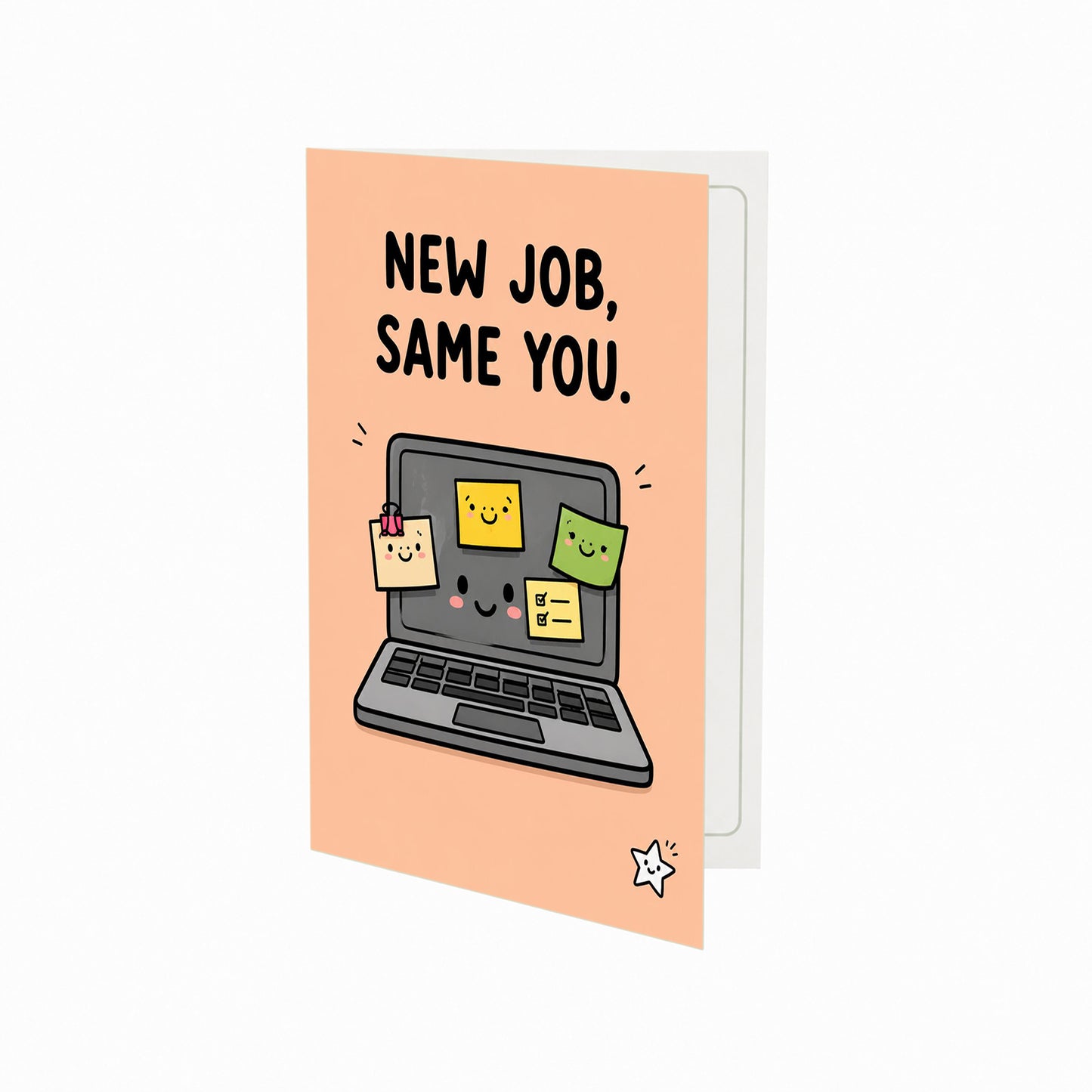 New Job Same You Good Luck Card