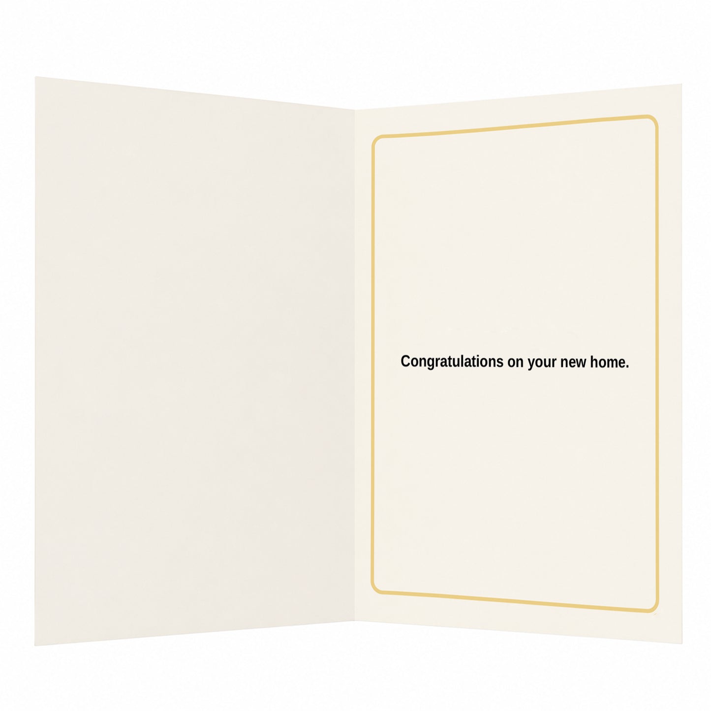 Cardbox Design for Stuff New Home Congratulations Card