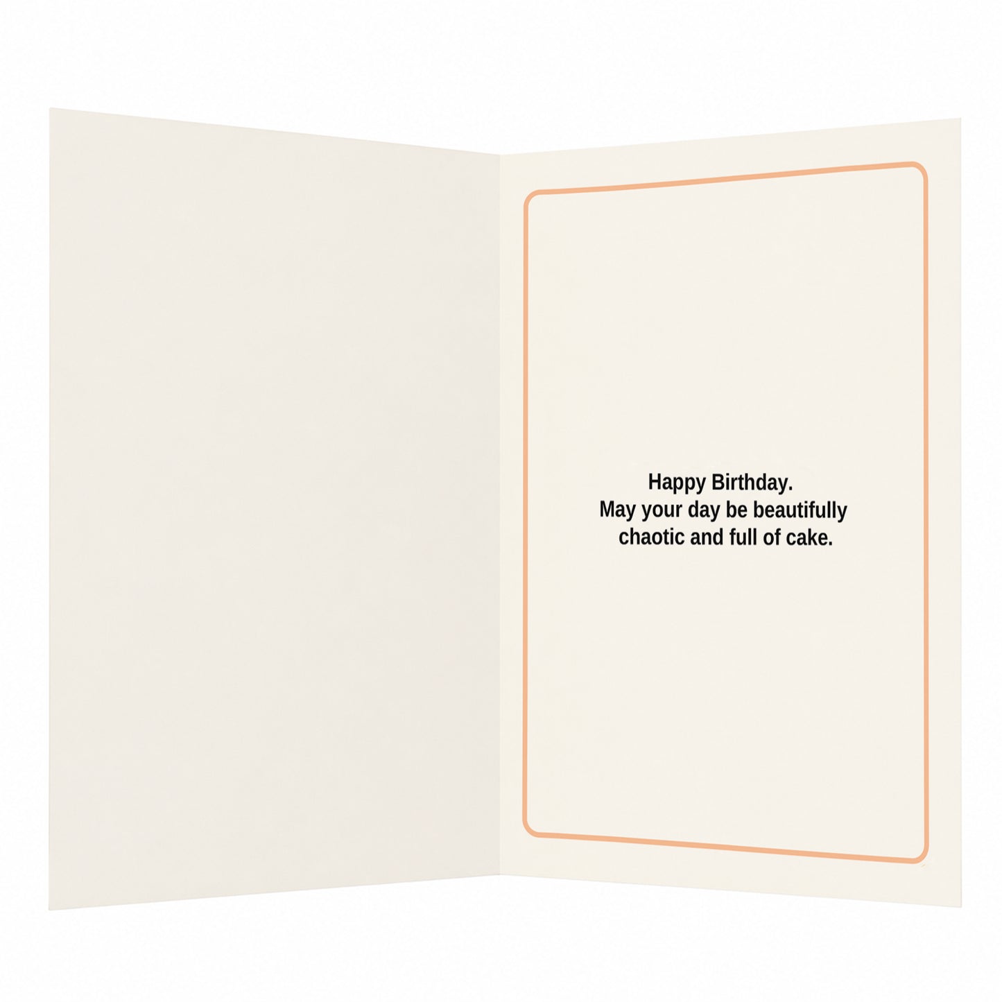 Cake Design Deluxe Chaos Birthday Card