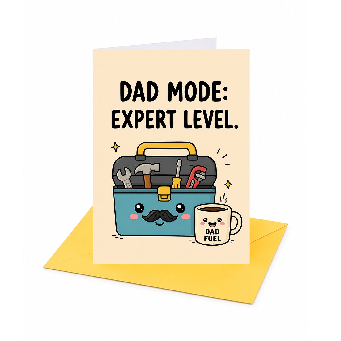 Dad Mode Expert Level Father's Day, Birthday Card