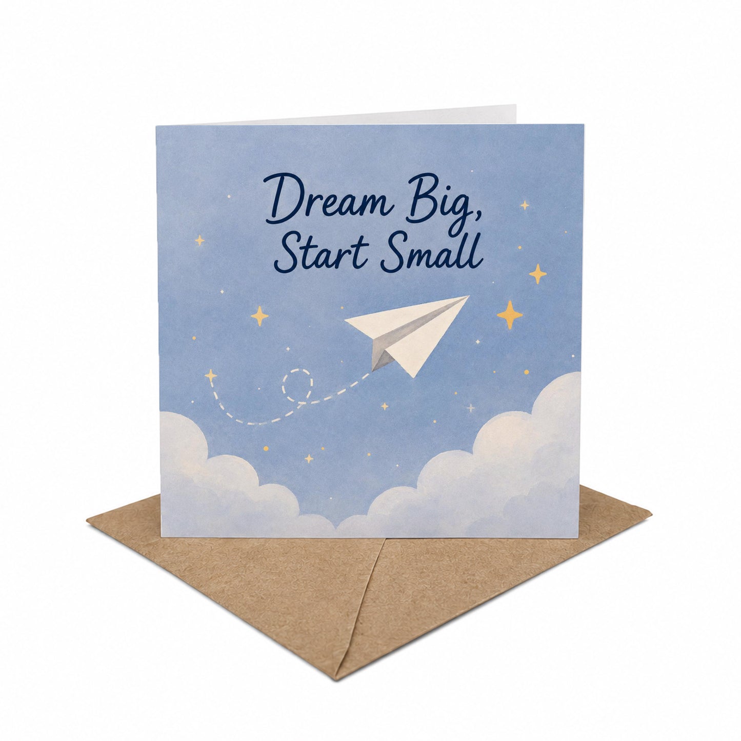 Dream Big Start Small Encouragement Card New Beginnings, Goal Setting