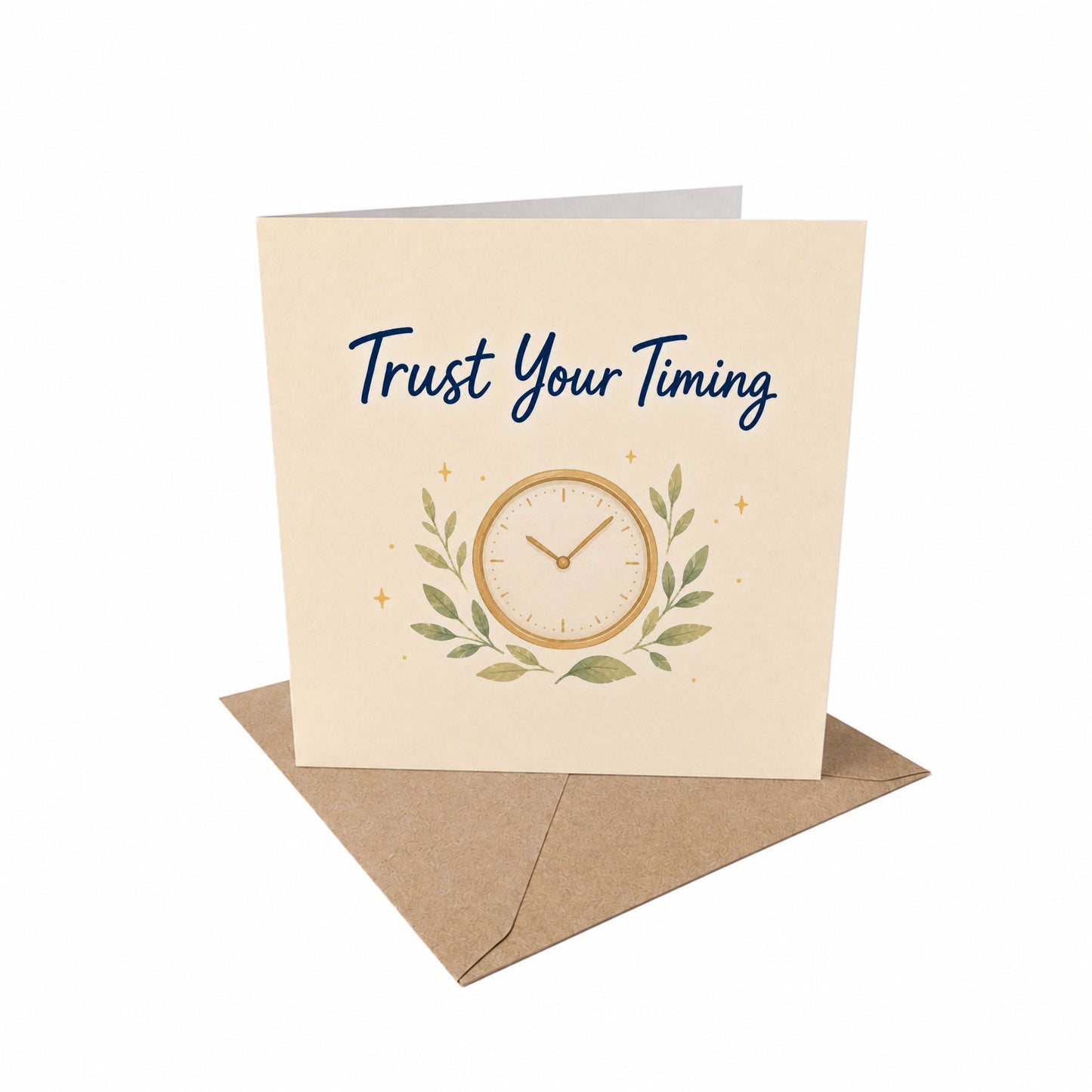 Trust Your Timing Encouragement Card Patience, Waiting Season