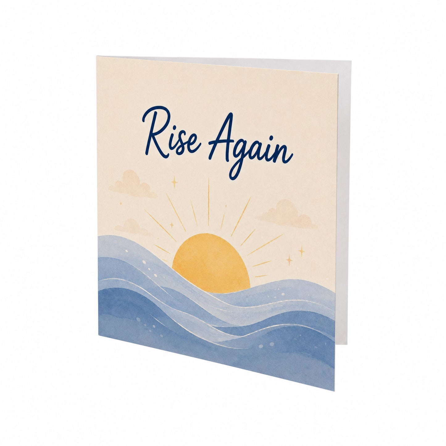 Rise Again Encouragement Card Comeback New Beginning