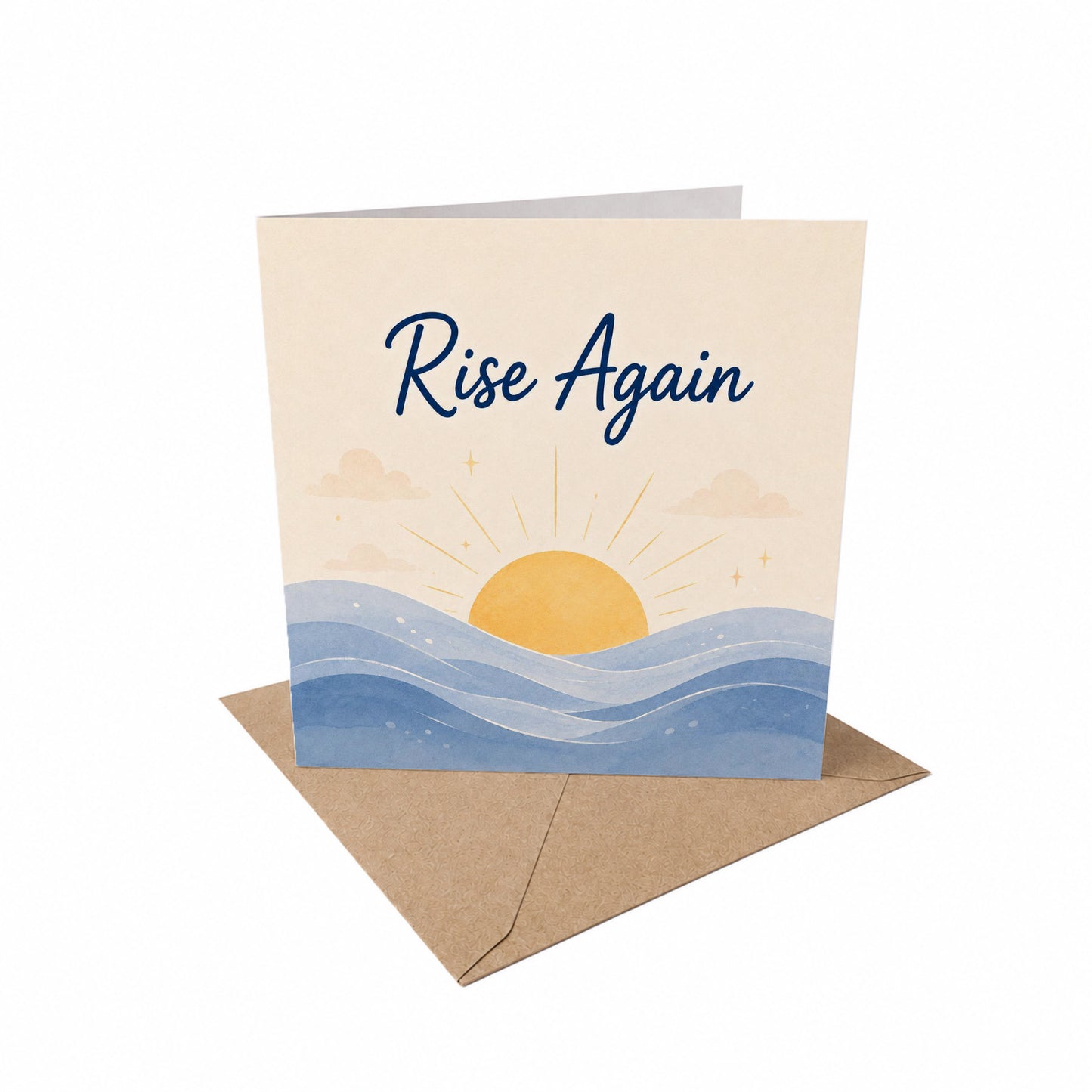 Rise Again Encouragement Card Comeback New Beginning