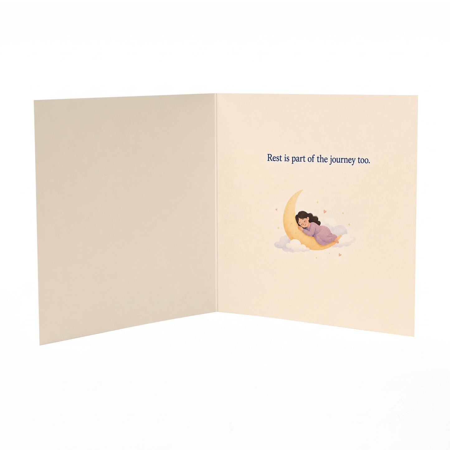 You're Allowed to Rest Encouragement Card Self Care