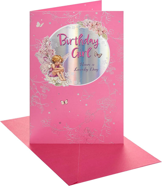 Flower Fairies Design Birthday Card