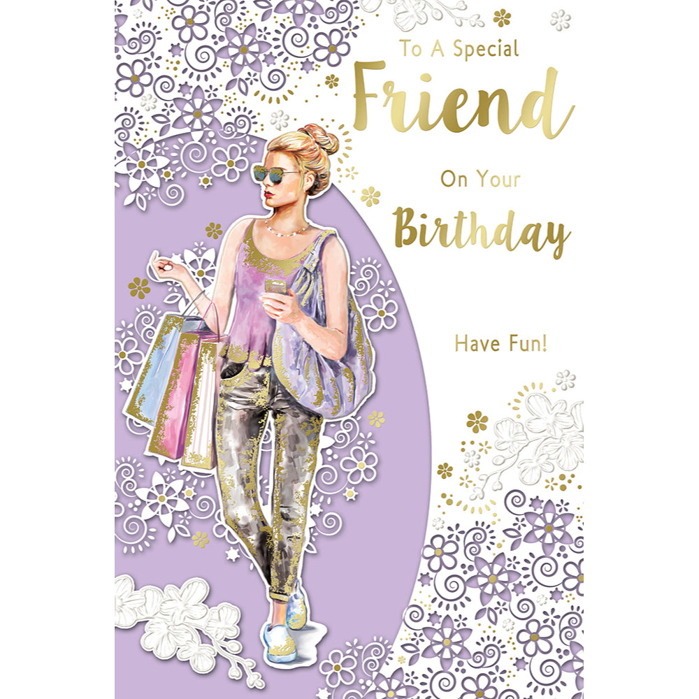 To a Special Friend On Your Birthday Have Fun Celebrity Style Birthday Card