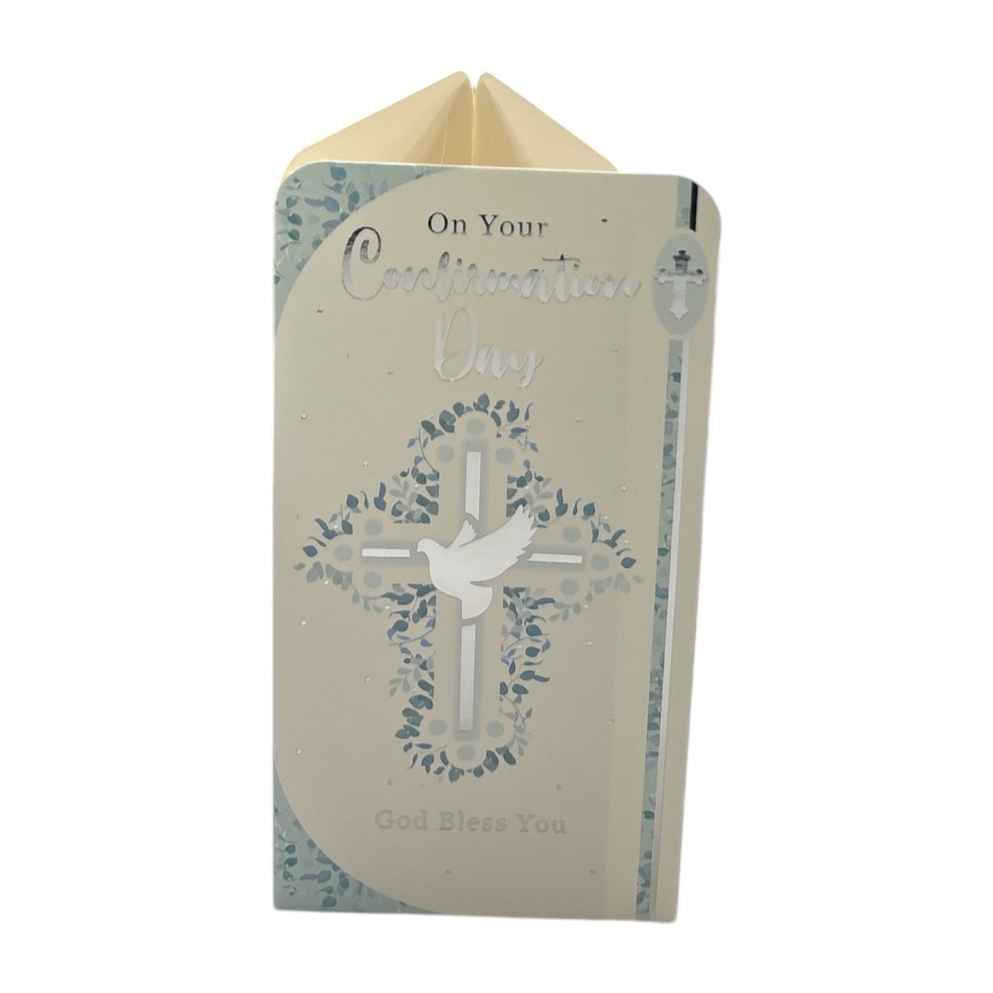 Boy On Your First Confirmation Religious Dove Design Gift Money Wallet Card
