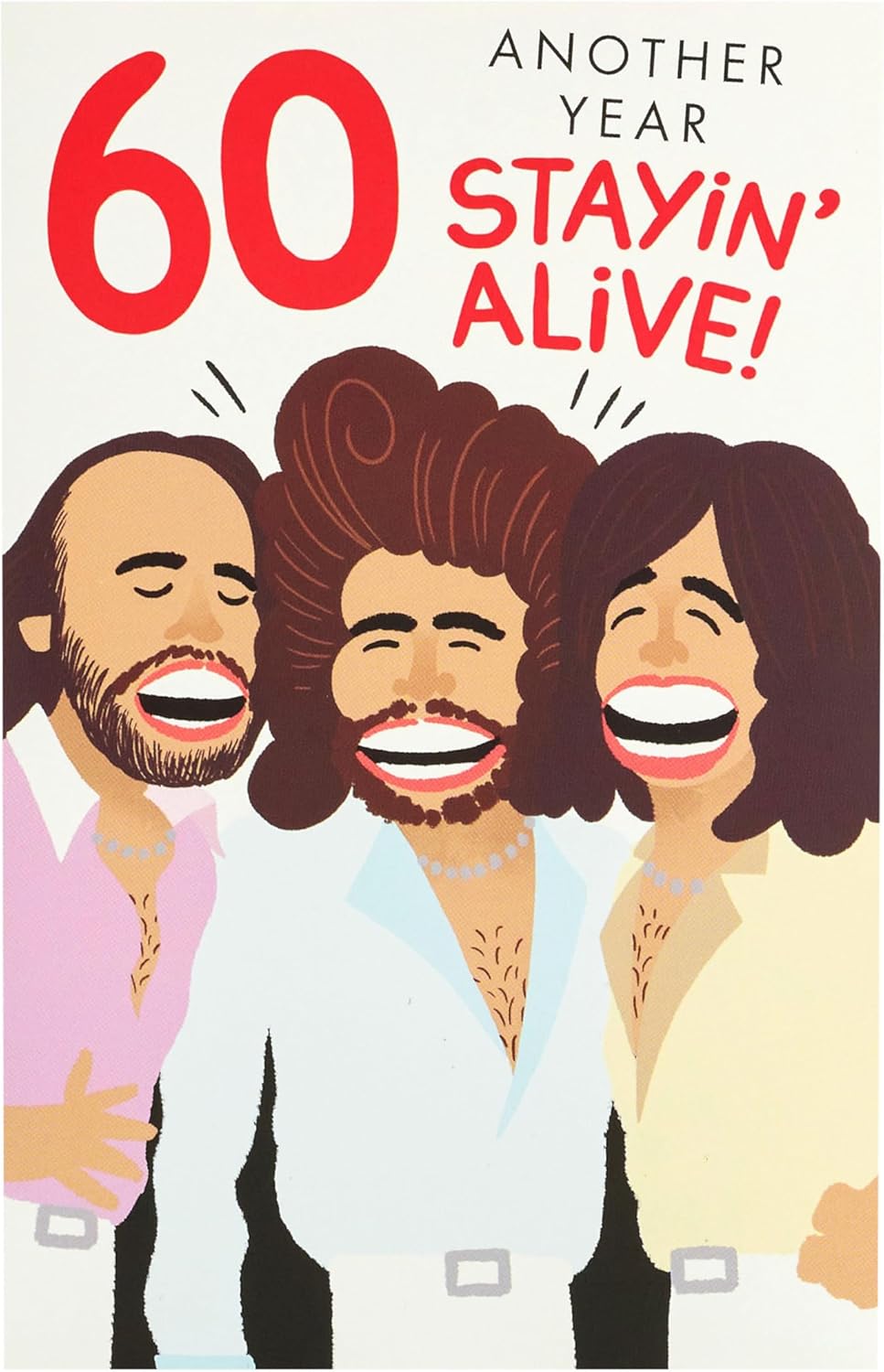 BeeGees Design 60th Birthday Card