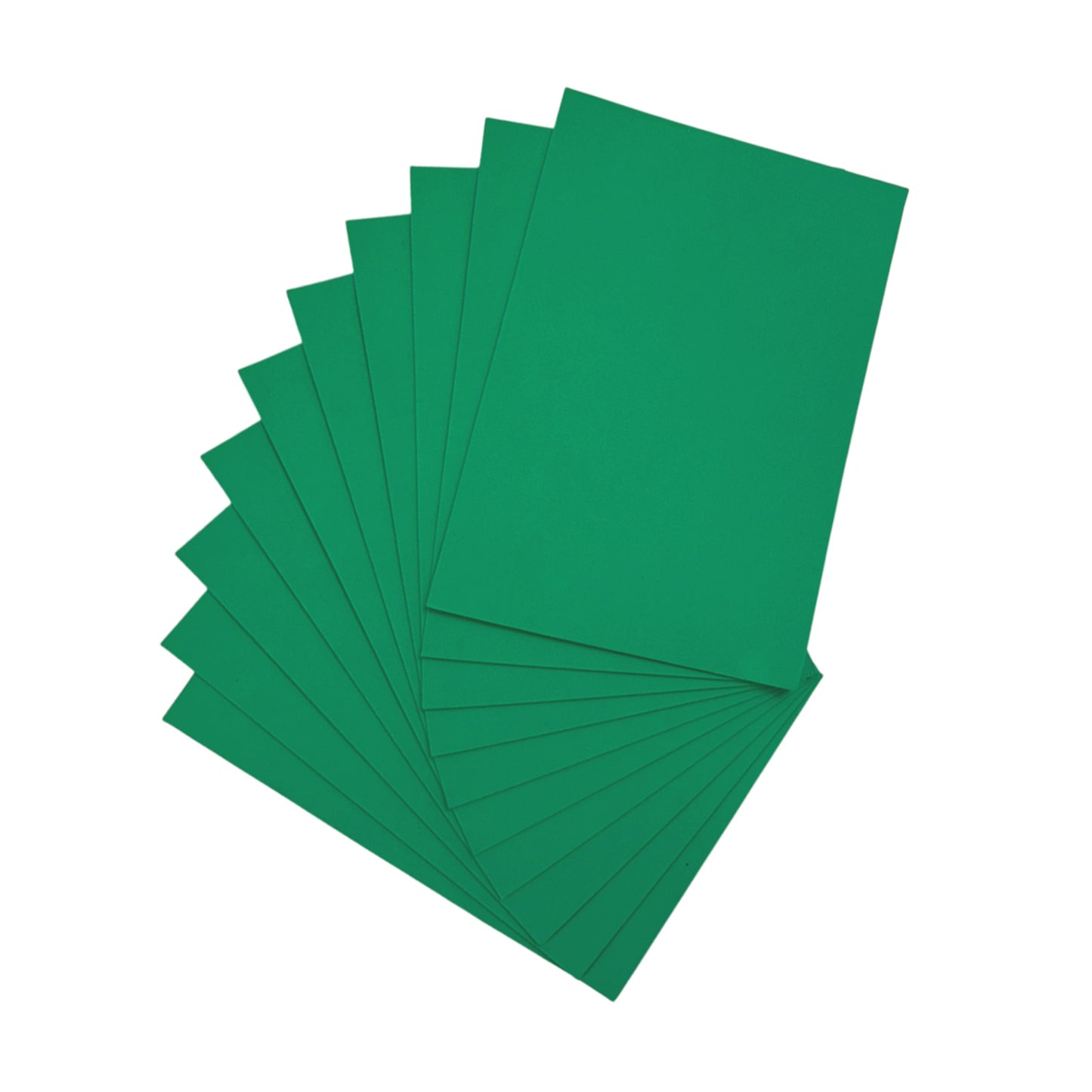 Pack of 200 A5 Dark Green Coloured EVA Foam Sheets