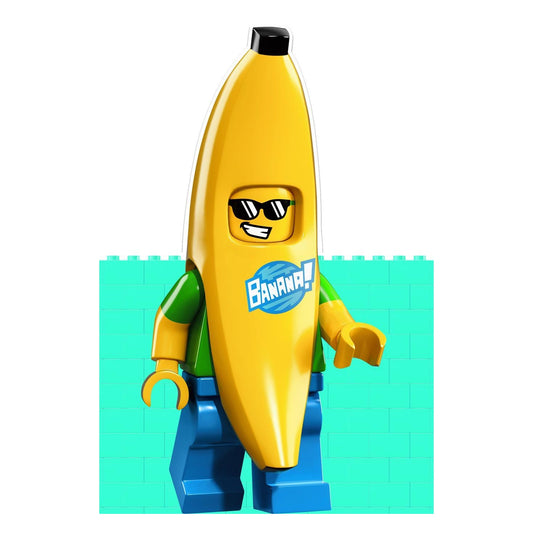 Lego Iconics Banana Design Open Male Greeting Card