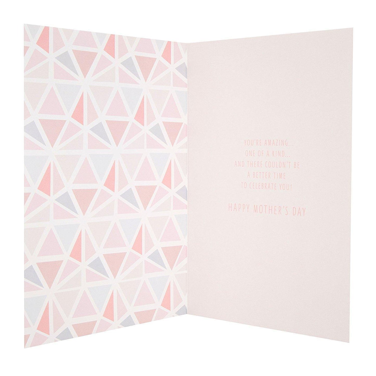 Fabulous Foil & Diamante Finished Open Mother's Day Card