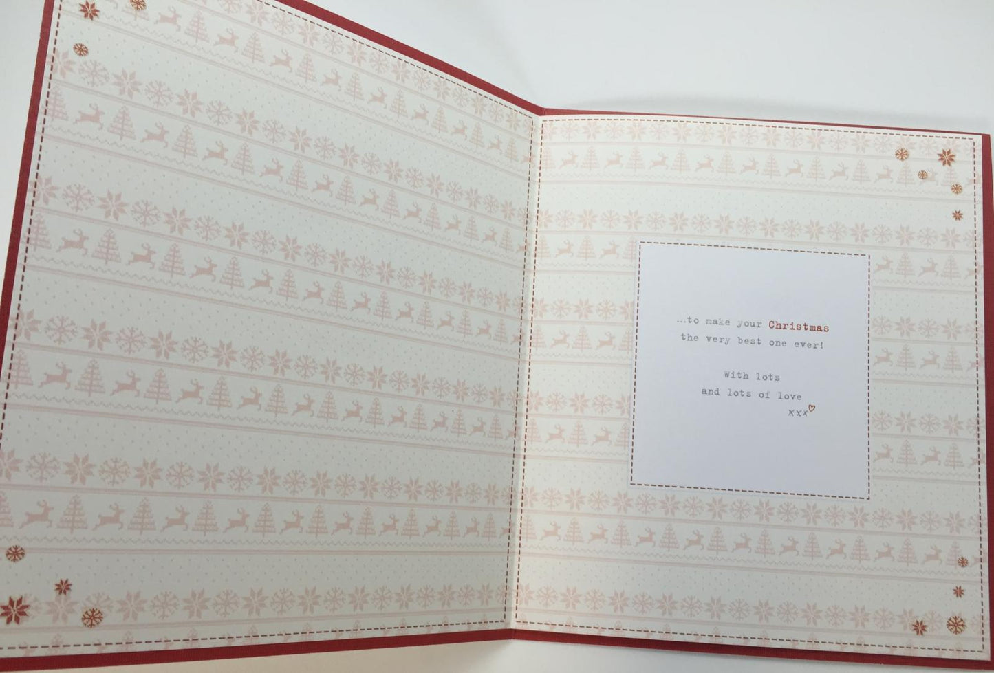 Nannie Christmas Card Boofle