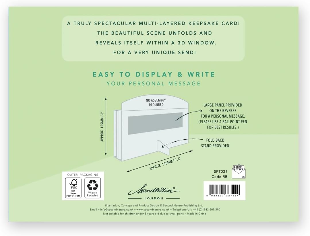 Spectacular 3D Roar-Some Dinosaur Scene Nephew Birthday Card