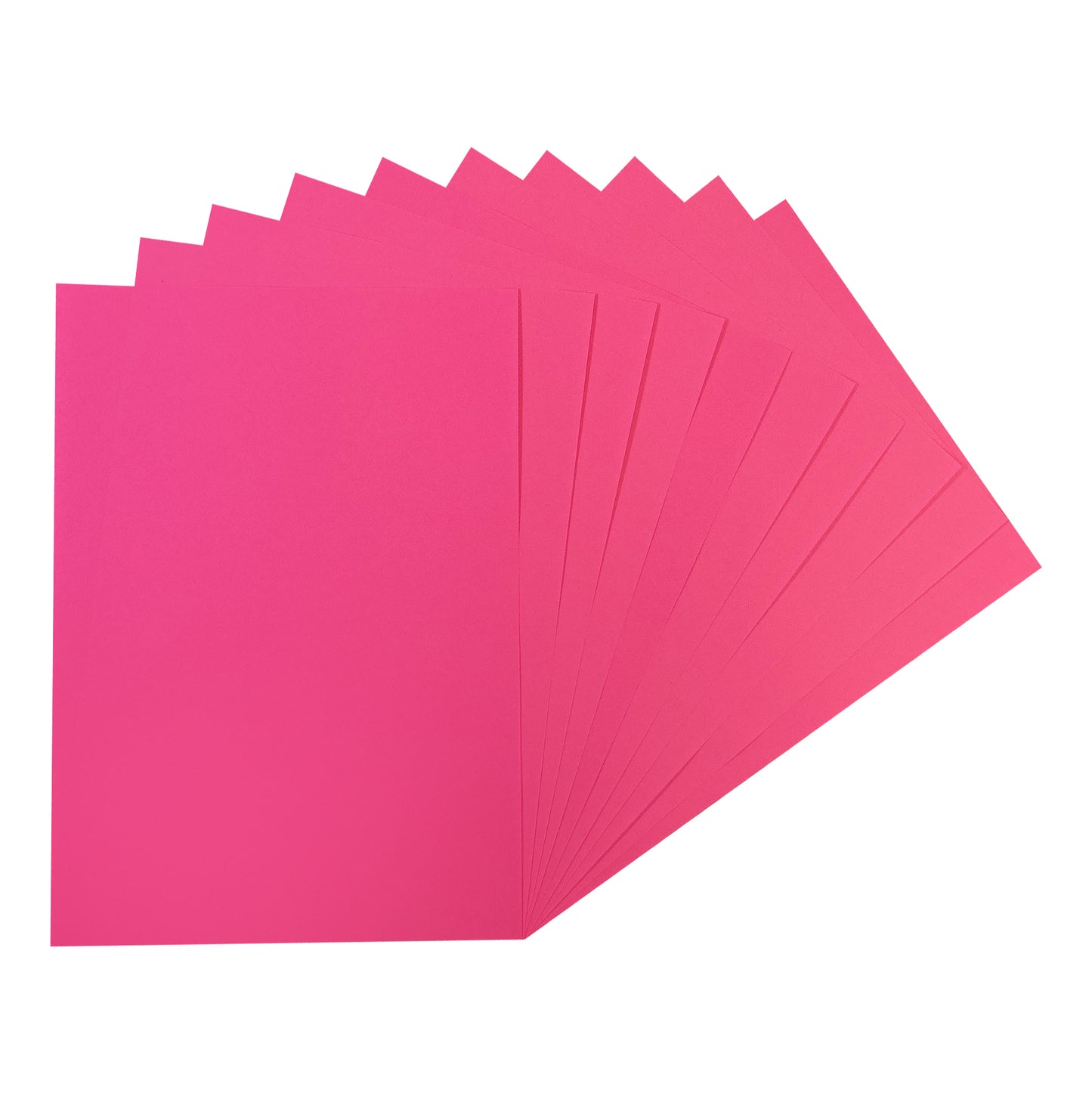 Pack of 1000 A4 Fluorescent Fuchsia Pink Coloured Paper 75gsm Sheets