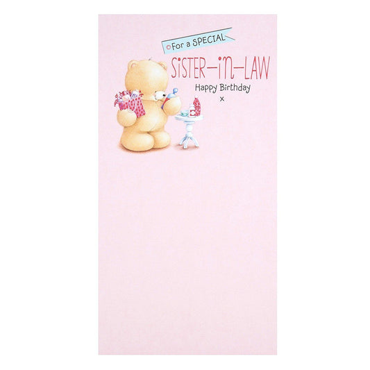 Hallmark Forever Friends Sister In Law Card "Lovely Day" Medium Slim