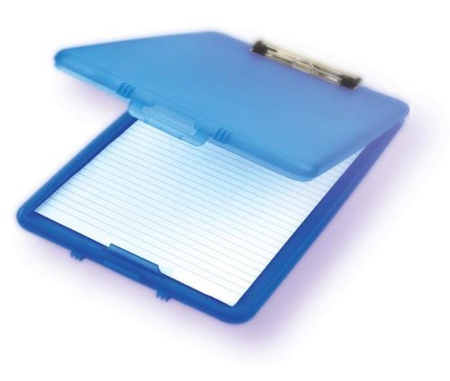 A4 Blue Clipboard Box File - Storage Filing Case