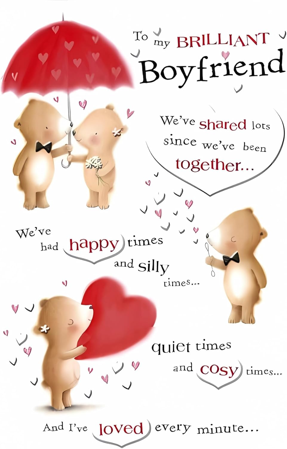 Creative and Attractive Design Boyfriend Birthday Card