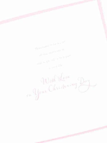 Goddaughter Christening Pink Card