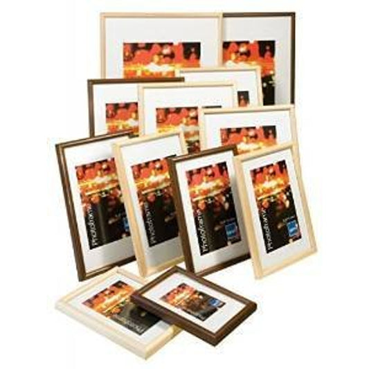 Frisco Wood Frame-11x14"/28x35cm-Dark Oak-Ideal for Poster or any Kind of Picture