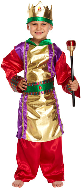 Children's Nativity King Fancy Dress Costume Ages 10-12 Years