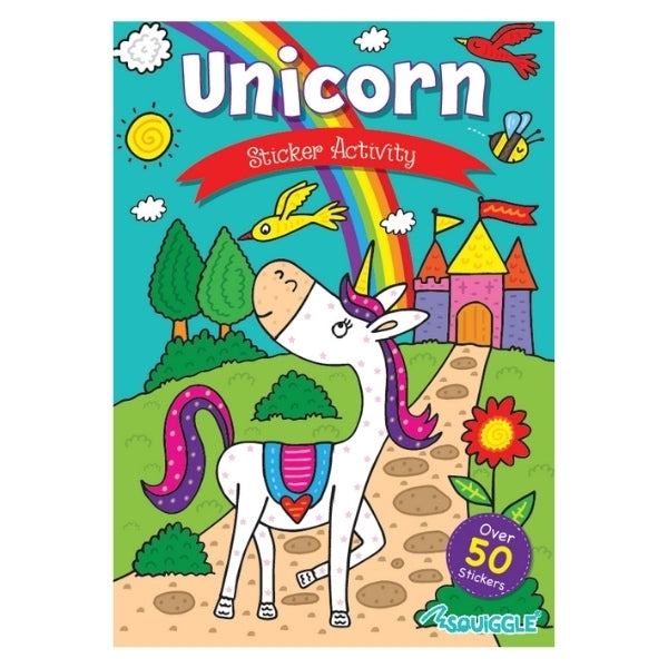 A4 Unicorn Or Princess Design My Fun Sticker Activity Book
