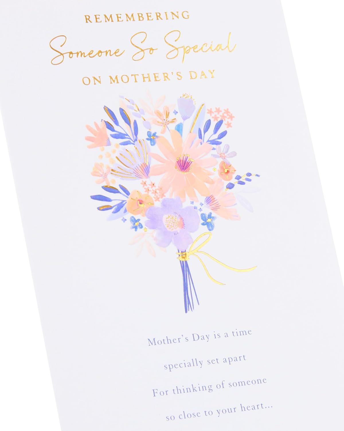 Painted Bouquet Of Flowers For Someone Special Mother's Day Card