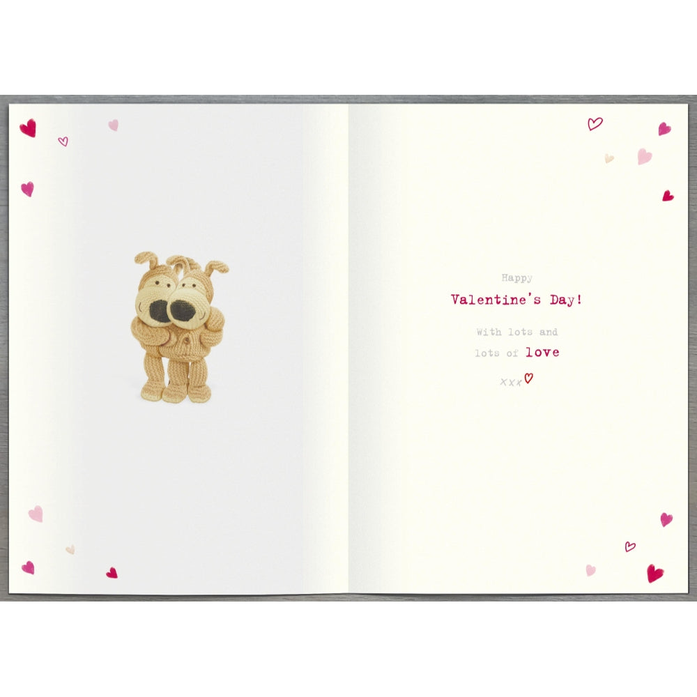 Two Boofles Hugging Valentine's Day Card