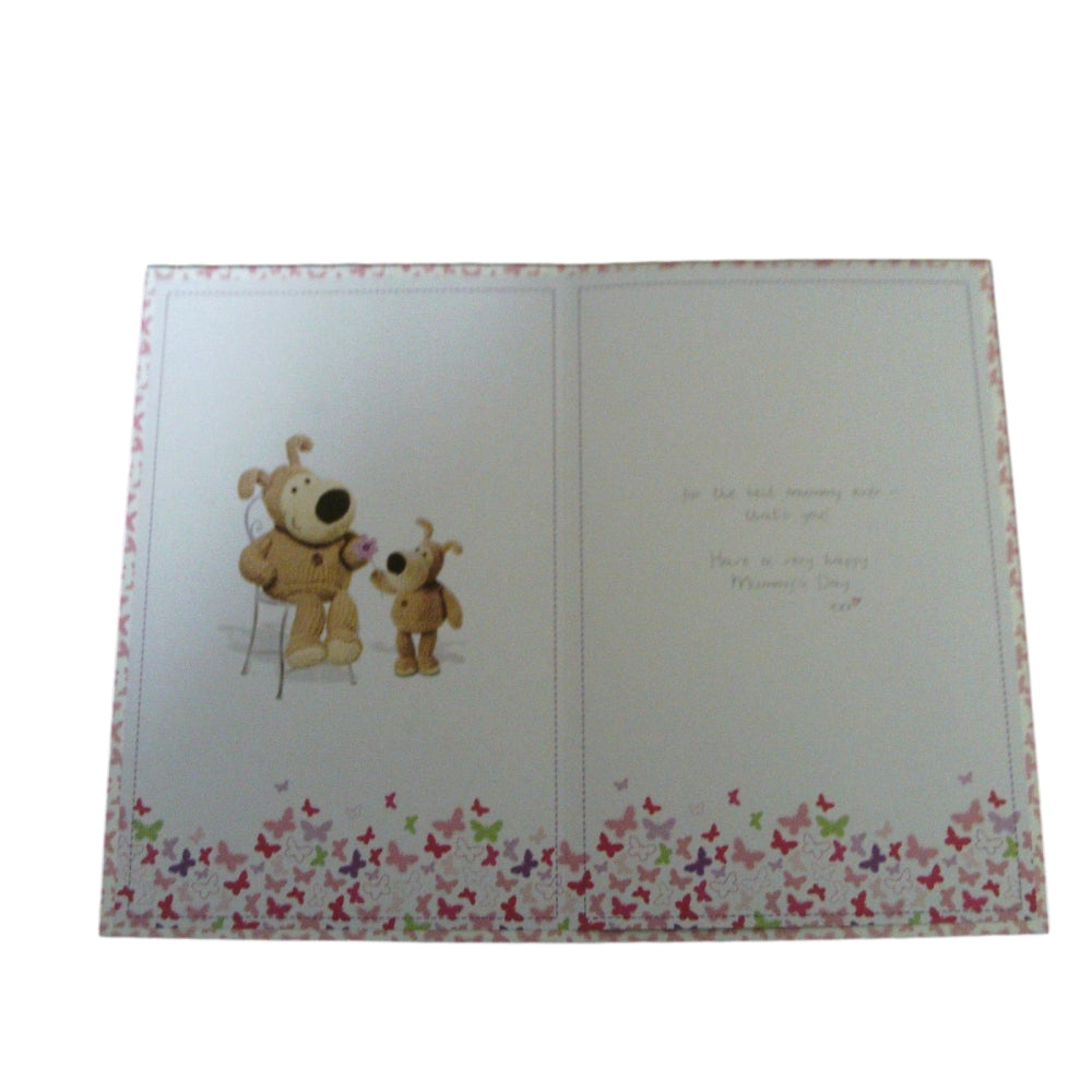 Very Lovely Mummy Cute Boofle & Baby Boofle Mother's Day Greeting Card