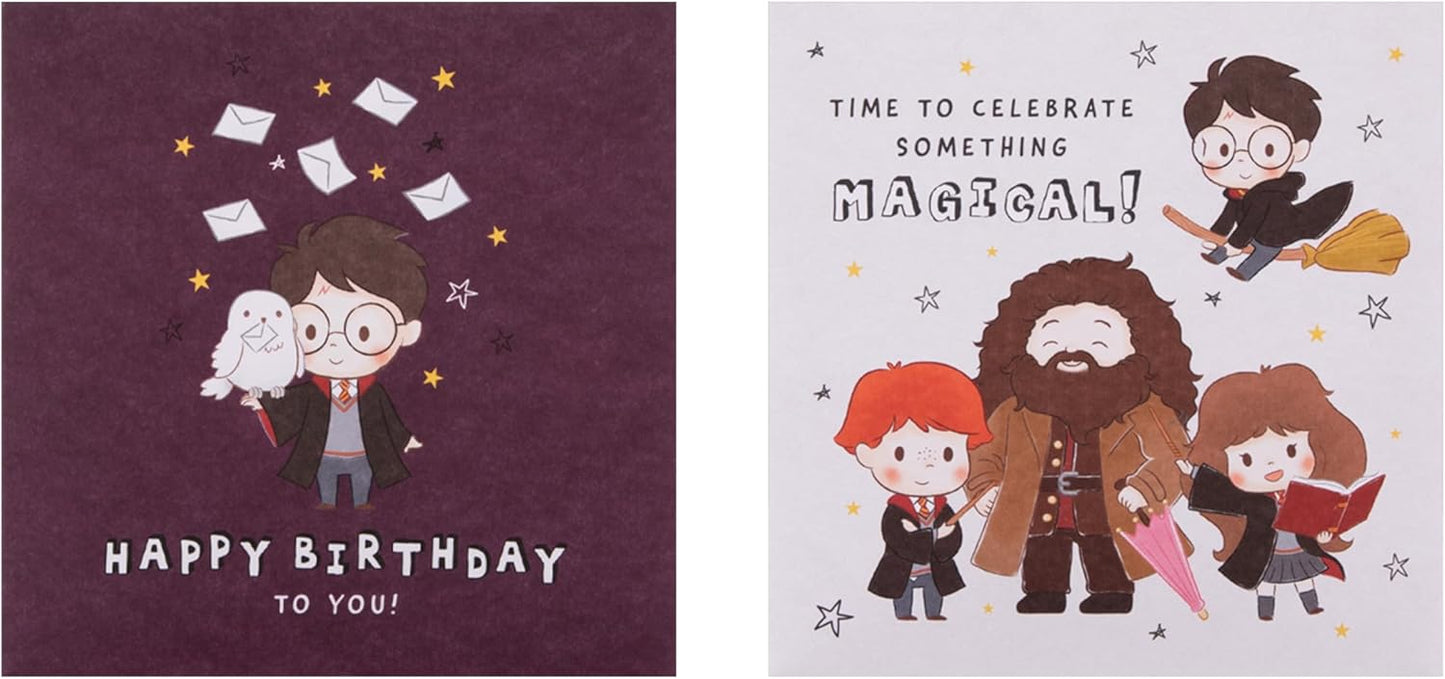 Pack of 10 Harry Potter 5 Designs Multipack Birthday Cards