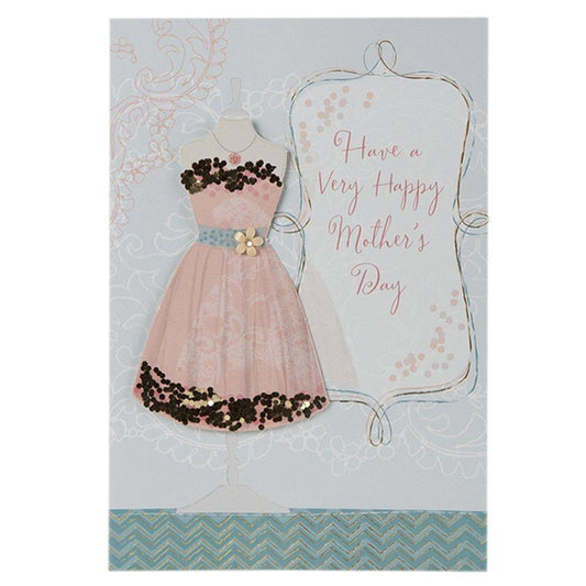 'Contemporary Sequin' Mother's Day Card