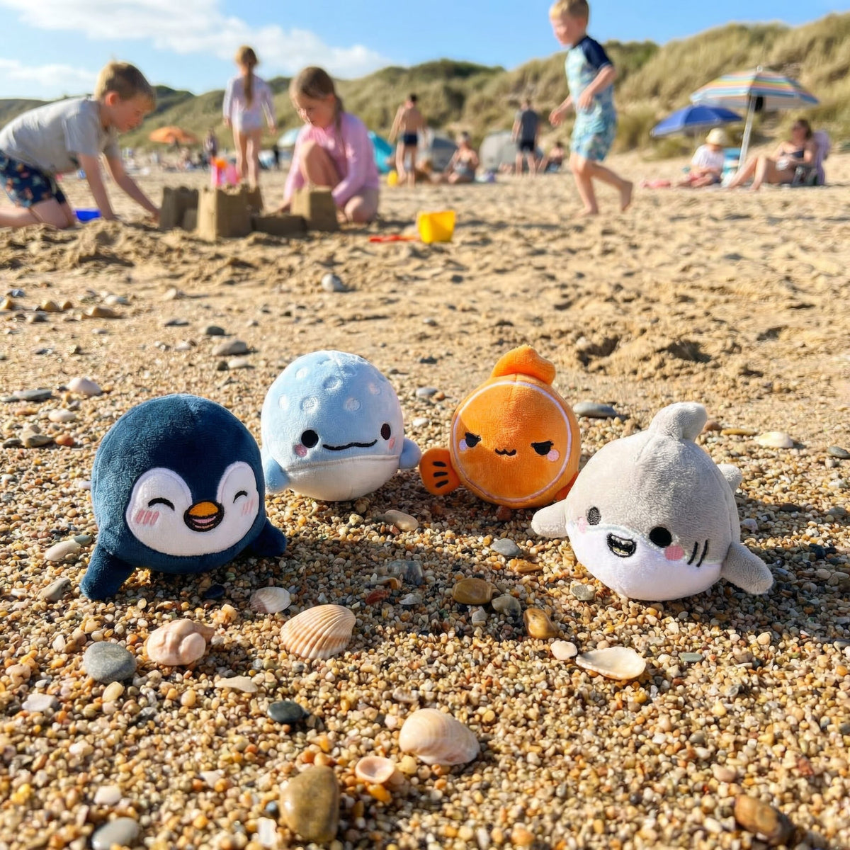Single Plush Sealife Bouncer - Party Favours Stocking Fillers