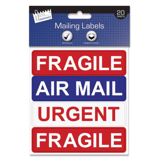 Just Stationery Self Adhesive Mailing Labels