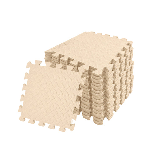 Pack of 20 30x30cm Beige Coloured 1cm Thick EVA Foam Mats