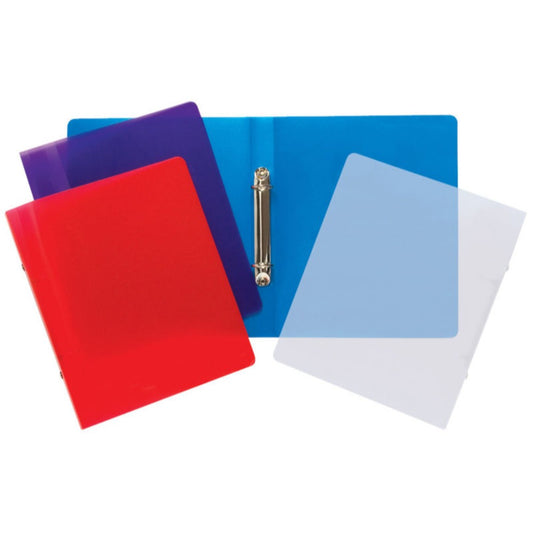 A5 Slim Clearview Ringbinder - Assorted Colours
