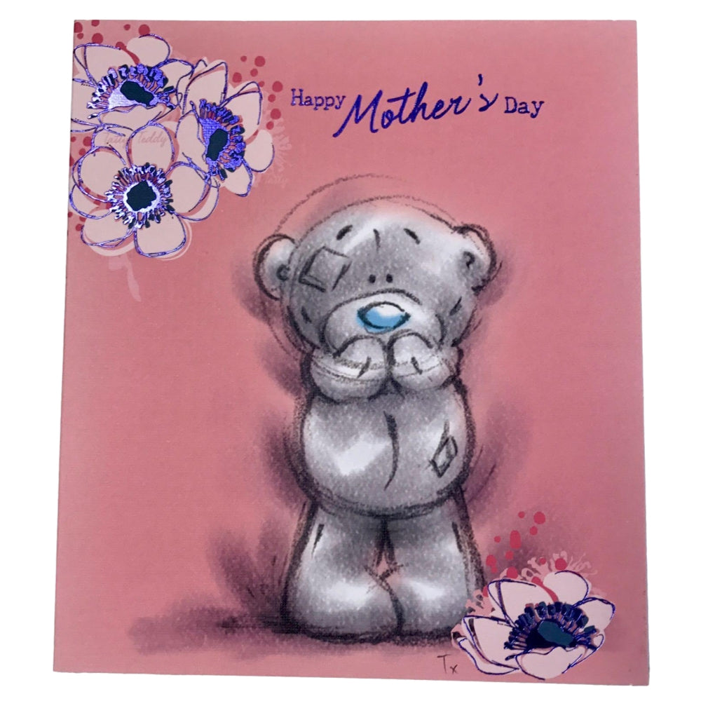Happy Mother's Day Pink Sketchbook Sweet Me to You Bear Greeting Card