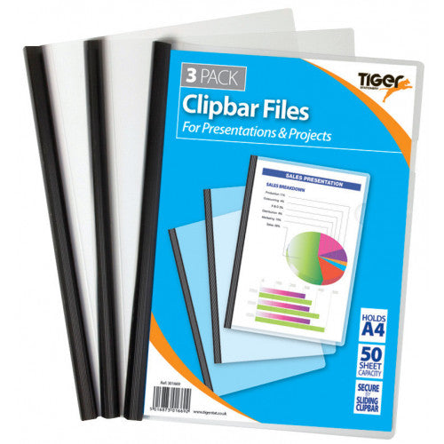 Pack of 36 Extra Capacity A4 Clip Bar Files– Shop Inc