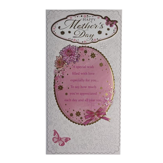 Butterfly Design Open Mother's Day Card