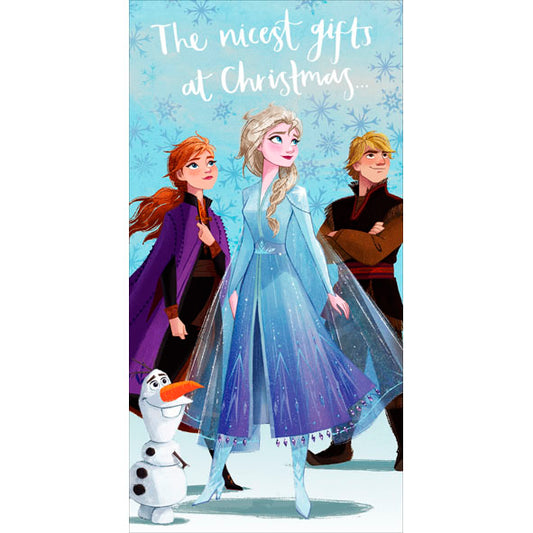 The Nicest Gifts Money Wallet Disney Frozen Christmas Card 