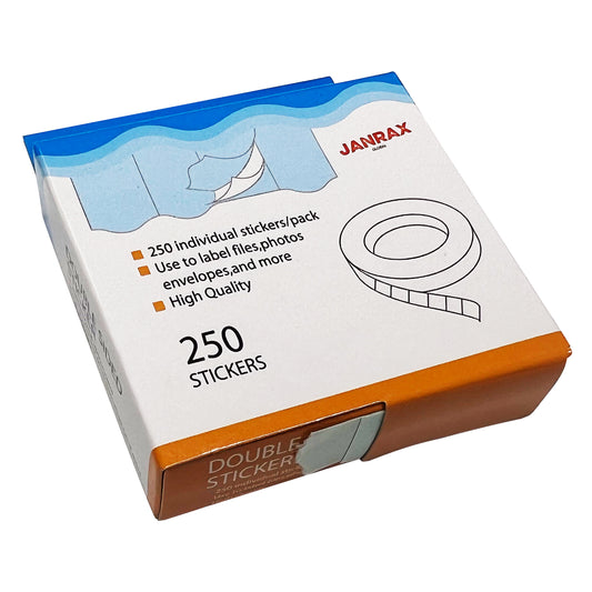 Pack of 1000 Janrax Mounting Squares - Double Sided Stickers