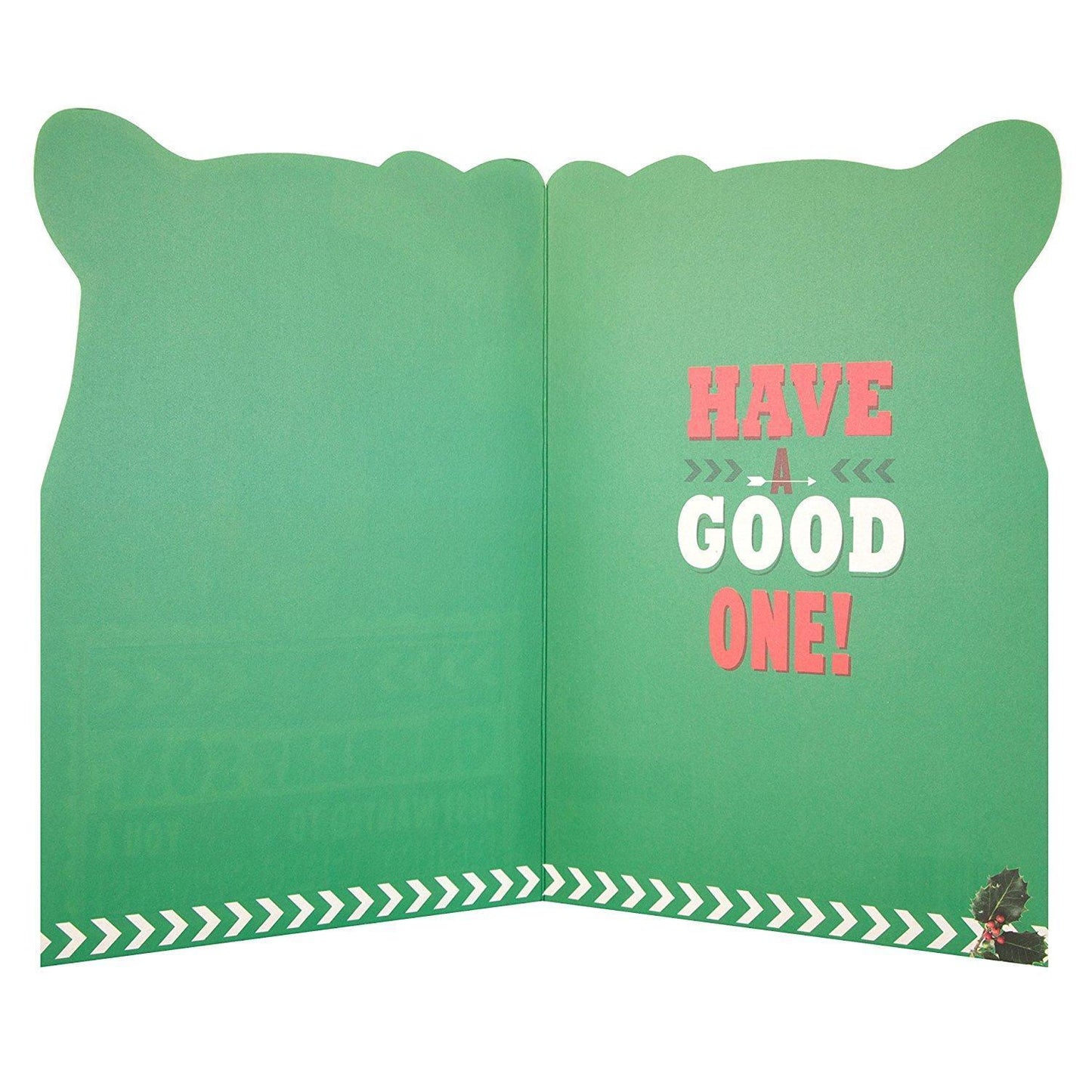 Son Christmas Card 'Beary Grrreat' 