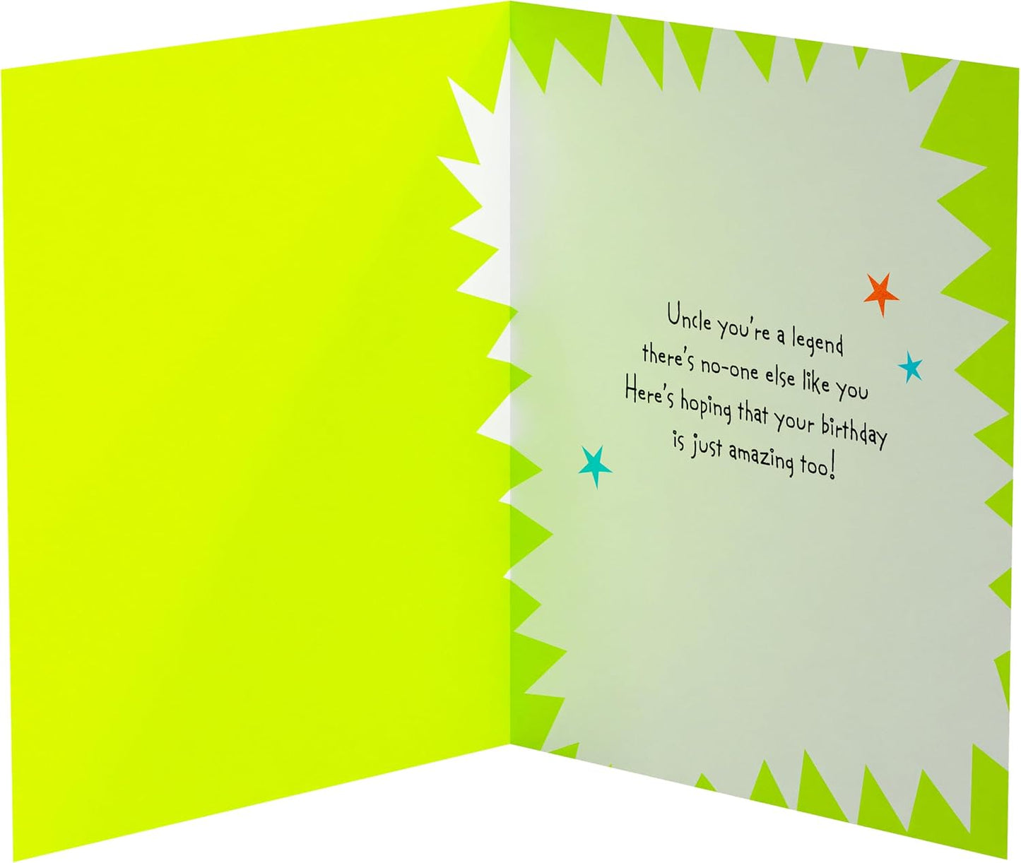 Character Dancing Uncle Birthday Card