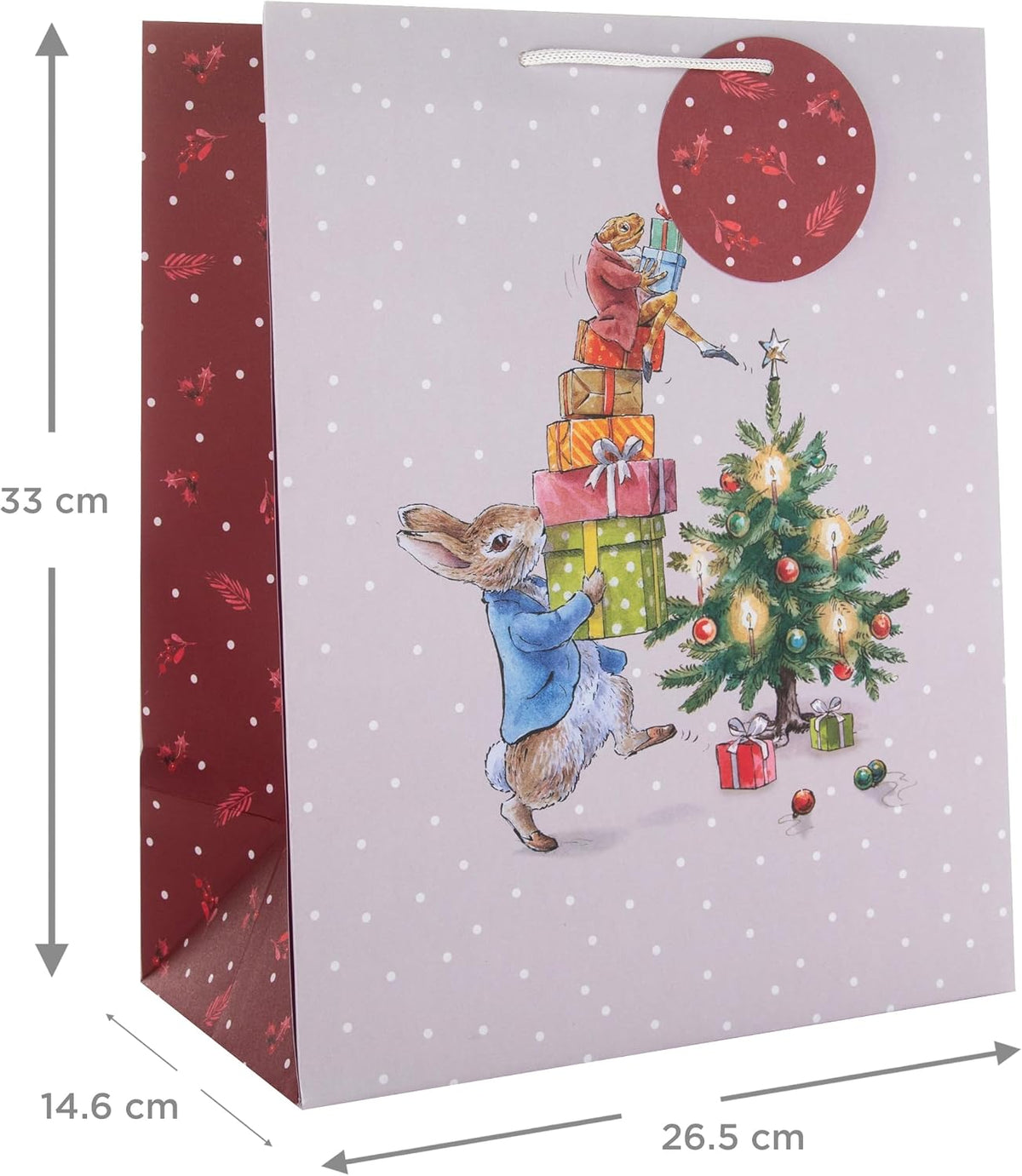 Peter Rabbit 3 Pack Large Christmas Gift Bag