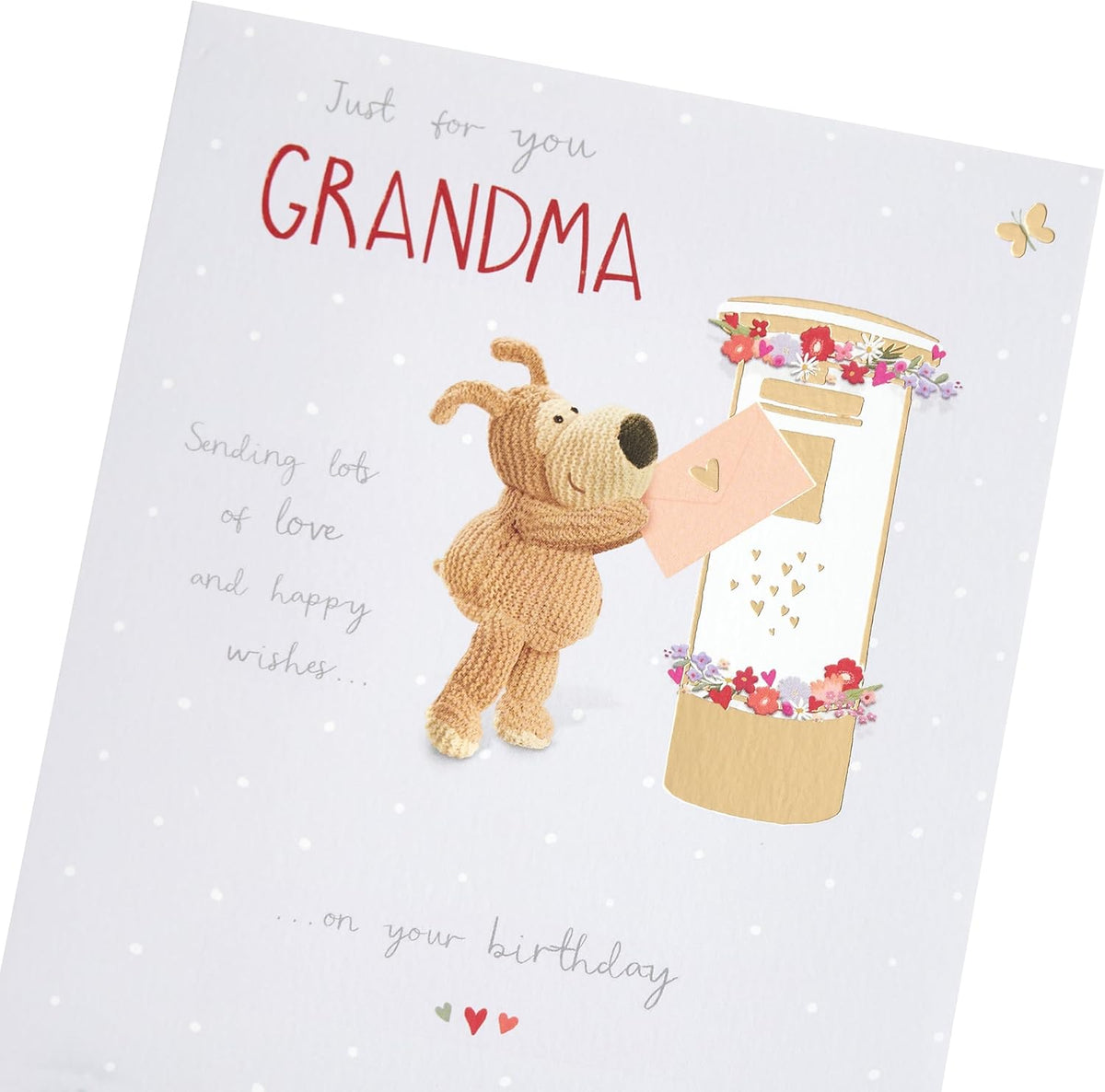Boofle Posting Letter Grandma Birthday Card